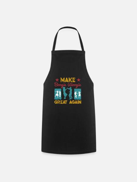 Faites de Boogie Woogie un nouveau cadeau de danse - Tablier de cuisine - noir