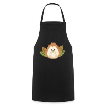 Hérisson - Tablier de cuisine - noir - Devant - AI Model Male 185 dark (185cm)