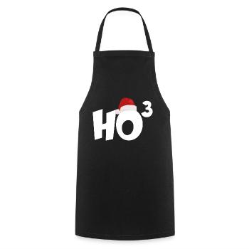 FROHE WEIHNACHTEN HO HO HO - Kochschürze - Schwarz - Vorne - AI Model Male 185 dark (185cm)