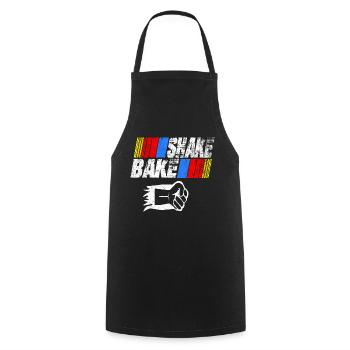 Shake N Bake - Kochschürze - Schwarz - Vorne - AI Model Male 185 dark (185cm)