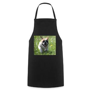 Allez Bully Go Français Bulldog - Tablier de cuisine - noir - Devant - AI Model Male 185 dark (185cm)