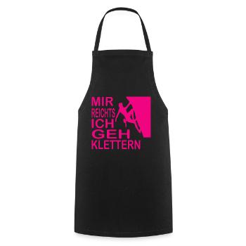 climbing - Kochschürze - Schwarz - Vorne - AI Model Male 185 dark (185cm)