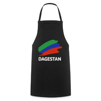 Daghestan Daghestan Daghestan Flag Lutteur - Tablier de cuisine - noir - Devant - AI Model Male 185 dark (185cm)
