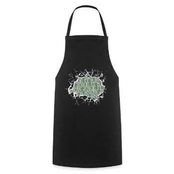 Beard's Statement Dino Joke Couples Dinosaur Fan - Cooking Apron - black - Front - AI Model Male 185 dark (185cm)