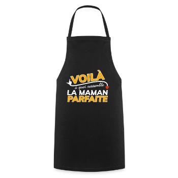 Voilà à quoi ressemble la mamie parfaite. - Tablier de cuisine - noir - Devant - AI Model Male 185 dark (185cm)