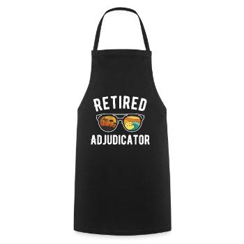Adjudicator Beach Day Retired Sunglasses - Cooking Apron - black - Front - AI Model Male 185 dark (185cm)