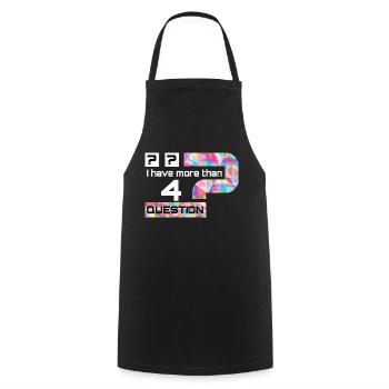 I have more then four question - Tablier de cuisine - noir - Devant - AI Model Male 185 dark (185cm)