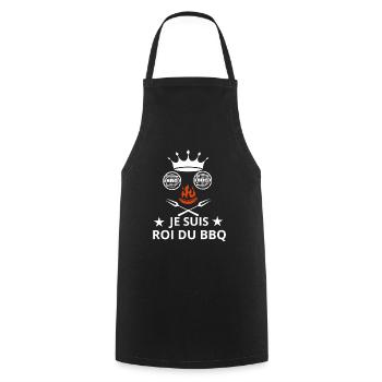 ROI du bbq - Tablier de cuisine - noir - Devant - AI Model Male 185 dark (185cm)