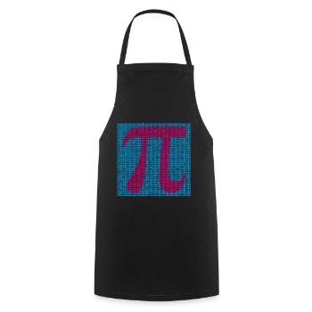 Pi Number - Cooking Apron - black - Front - AI Model Male 185 dark (185cm)