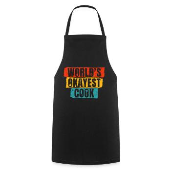 Chef amateur Humour Cuisine Le meilleur cuisinier du monde Drôle - Tablier de cuisine - noir - Devant - AI Model Male 185 dark (185cm)