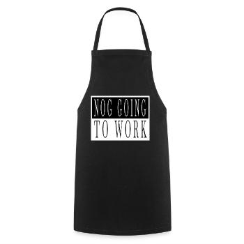 Dork Santa Geek Sayings awkward christmas present - Cooking Apron - black - Front - AI Model Male 185 dark (185cm)
