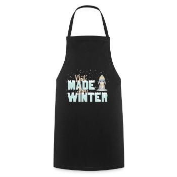 Not made for Winter - Cooking Apron - black - Front - AI Model Male 185 dark (185cm)