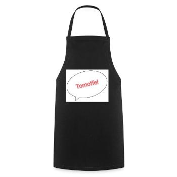 Tomoffel Tomate Kartoffel Pflanze - Kochschürze - Schwarz - Vorne - AI Model Male 185 dark (185cm)