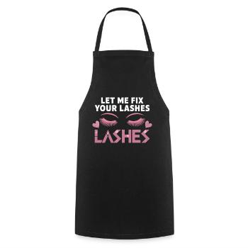 La beauté à la perfection - Tablier de cuisine - noir - Devant - AI Model Male 185 dark (185cm)