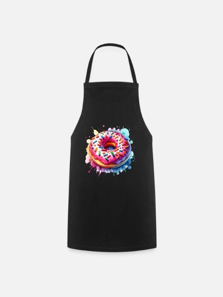 Donut - Kochschürze - Schwarz