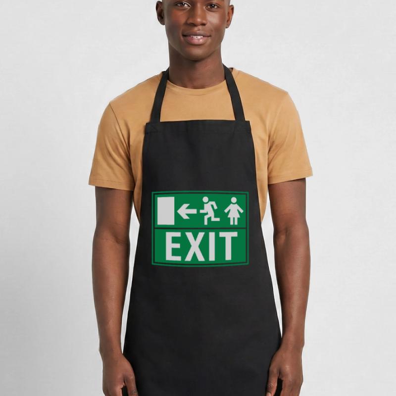 EXIT (FIRE EXIT) Tablier de cuisine