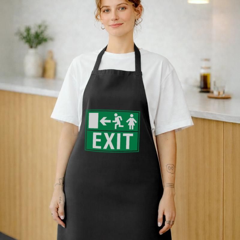 EXIT (FIRE EXIT) Tablier de cuisine