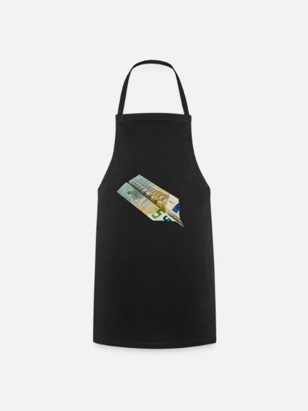 5-Euro-Schein - Kochschürze - Schwarz