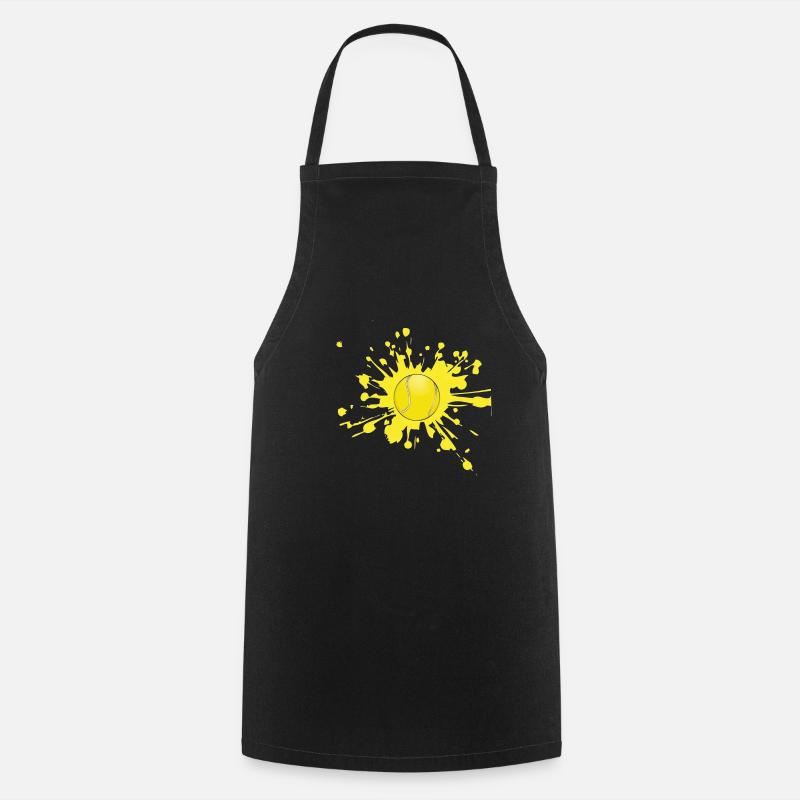 Tennis Splash - Tablier de cuisine - noir