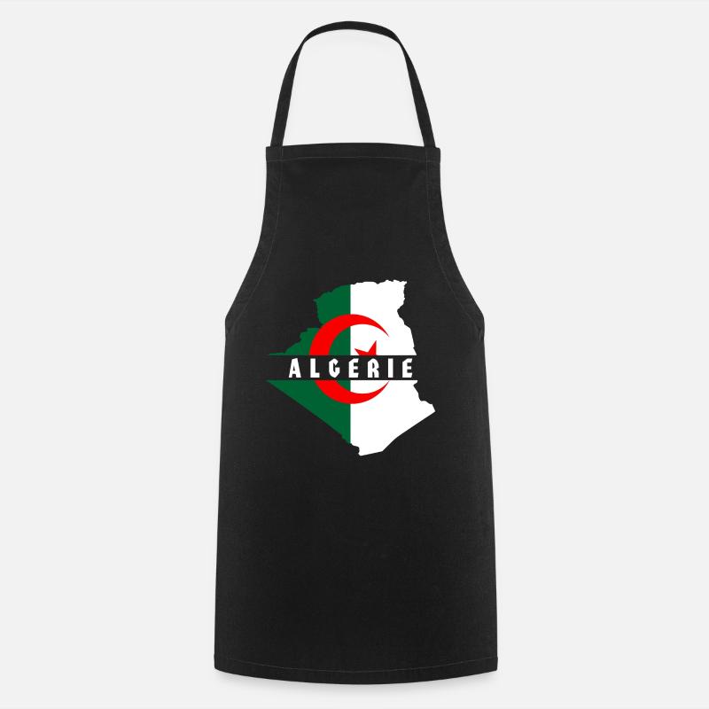 Algérie - Tablier de cuisine - noir