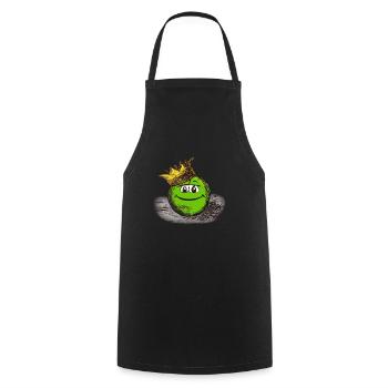 Princess Pea - Cooking Apron - black - Front - AI Model Male 185 dark (185cm)