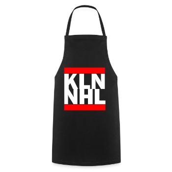 Köln Niehl Cologne - Kochschürze - Schwarz - Vorne - AI Model Male 185 dark (185cm)