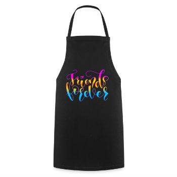 Meilleurs ami - Tablier de cuisine - noir - Devant - AI Model Male 185 dark (185cm)