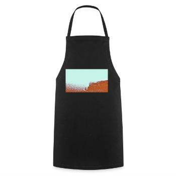 Cliffs of Moher - Cooking Apron - black - Front - AI Model Male 185 dark (185cm)