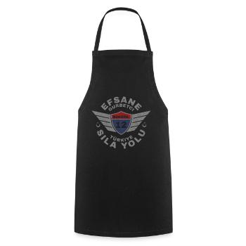 Bing oil - Cooking Apron - black - Front - AI Model Male 185 dark (185cm)