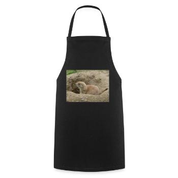 Groundhog - Cooking Apron - black - Front - AI Model Male 185 dark (185cm)