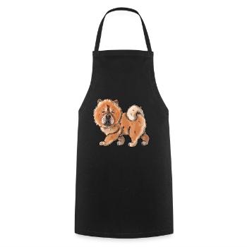 Jari - Tablier de cuisine - noir - Devant - AI Model Male 185 dark (185cm)