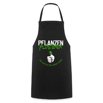 Pflanzen Flüsterer - Kochschürze - Schwarz - Vorne - AI Model Male 185 dark (185cm)