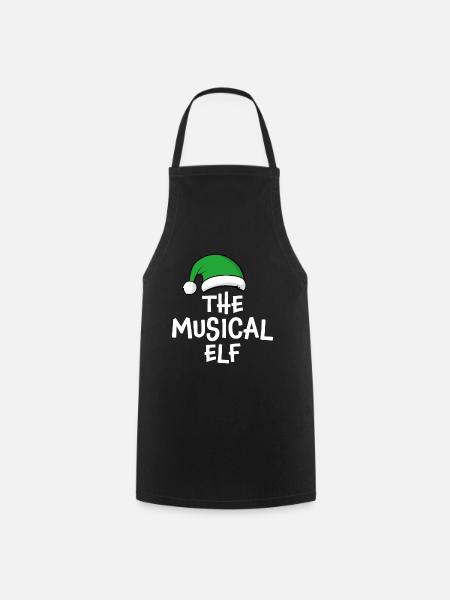 Der musikalische Elf - Kochschürze - Schwarz