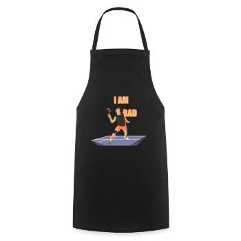 Badminton - Tablier de cuisine - noir - Devant - AI Model Male 185 dark (185cm)