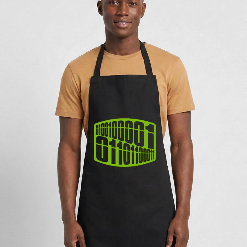 Binary Code Program Language Cooking Apron