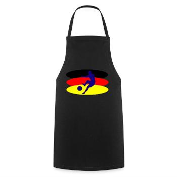 Fußball Football - Tablier de cuisine - noir - Devant - AI Model Male 185 dark (185cm)