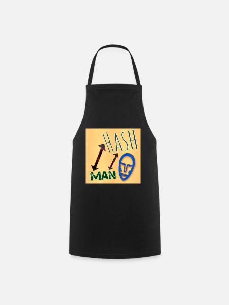 HASH MAN - Club WoW - Kochschürze - Schwarz