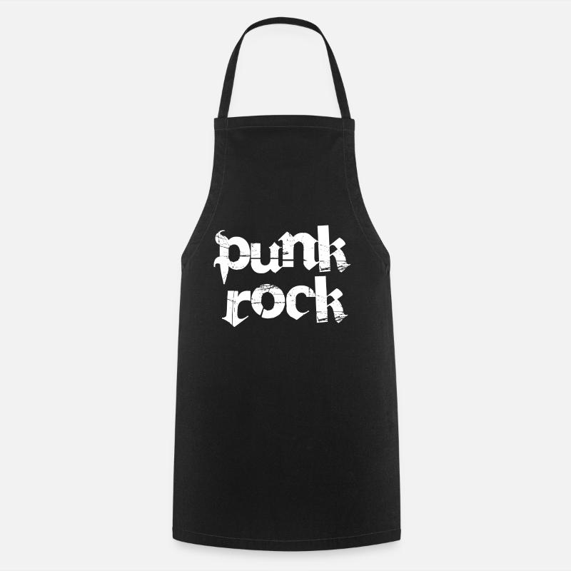 Punkrock-Logo-Design - Kochschürze - Schwarz