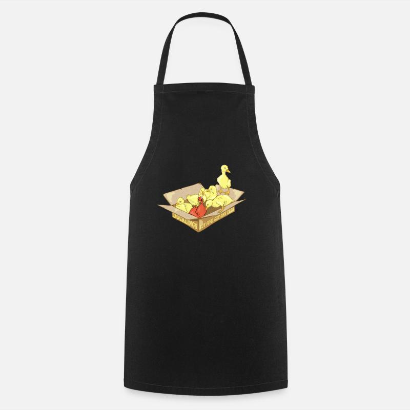 Evil Duckling - Cooking Apron - black