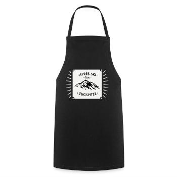 Après-Ski Zugspitze - Cooking Apron - black - Front - AI Model Male 185 dark (185cm)