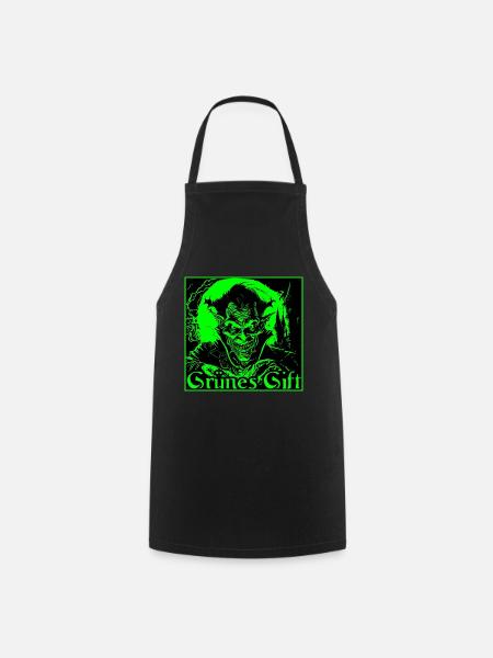 Dracula, grünes Gift - Kochschürze - Schwarz