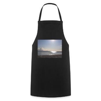 L’amour de la mer Baltique - Tablier de cuisine - noir - Devant - AI Model Male 185 dark (185cm)