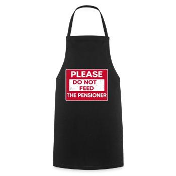 Retired Retired Seniors Nursing Home - Cooking Apron - black - Front - AI Model Male 185 dark (185cm)