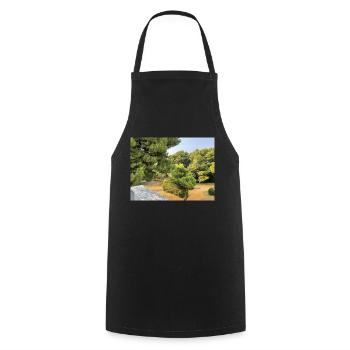 IMG 9514 - Cooking Apron - black - Front - AI Model Male 185 dark (185cm)