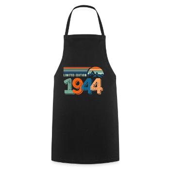 Limitierte Auflage 1944 - Kochschürze - Schwarz - Vorne - AI Model Male 185 dark (185cm)
