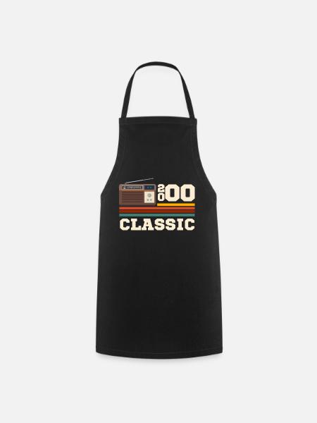 Jubiläum 2000 Retro Klassiker - Kochschürze - Schwarz