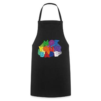 NOT YOUR BABE - Cooking Apron - black - Front - AI Model Male 185 dark (185cm)