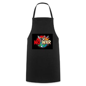 No War Peace Dove - Tablier de cuisine - noir - Devant - AI Model Male 185 dark (185cm)