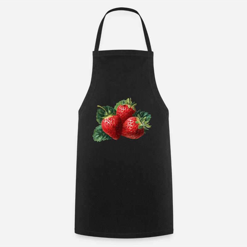 Fragola - Grembiule da cucina - nero