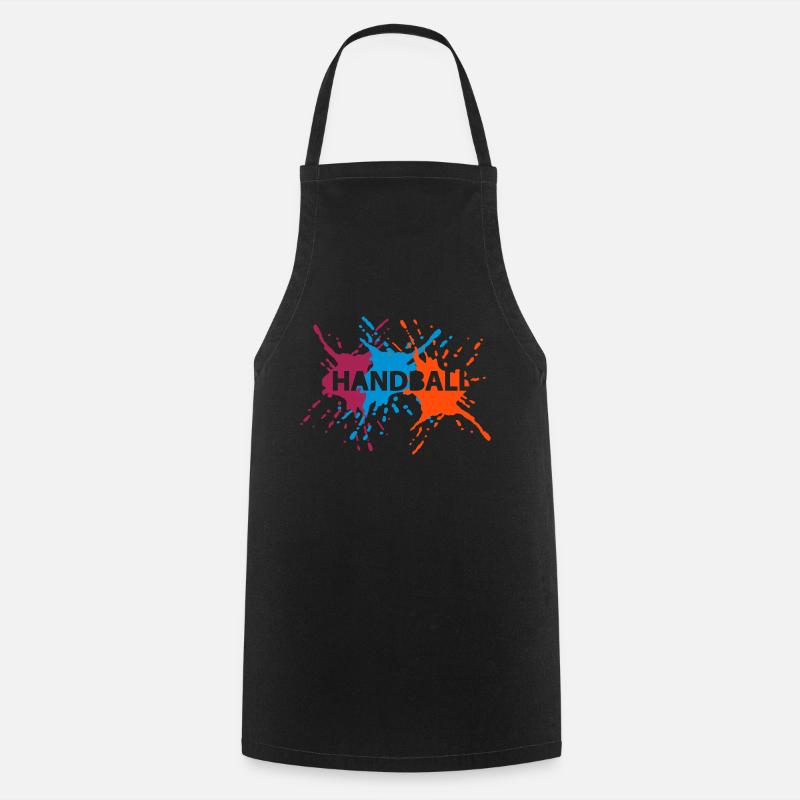 3 Splash Handball - Tablier de cuisine - noir